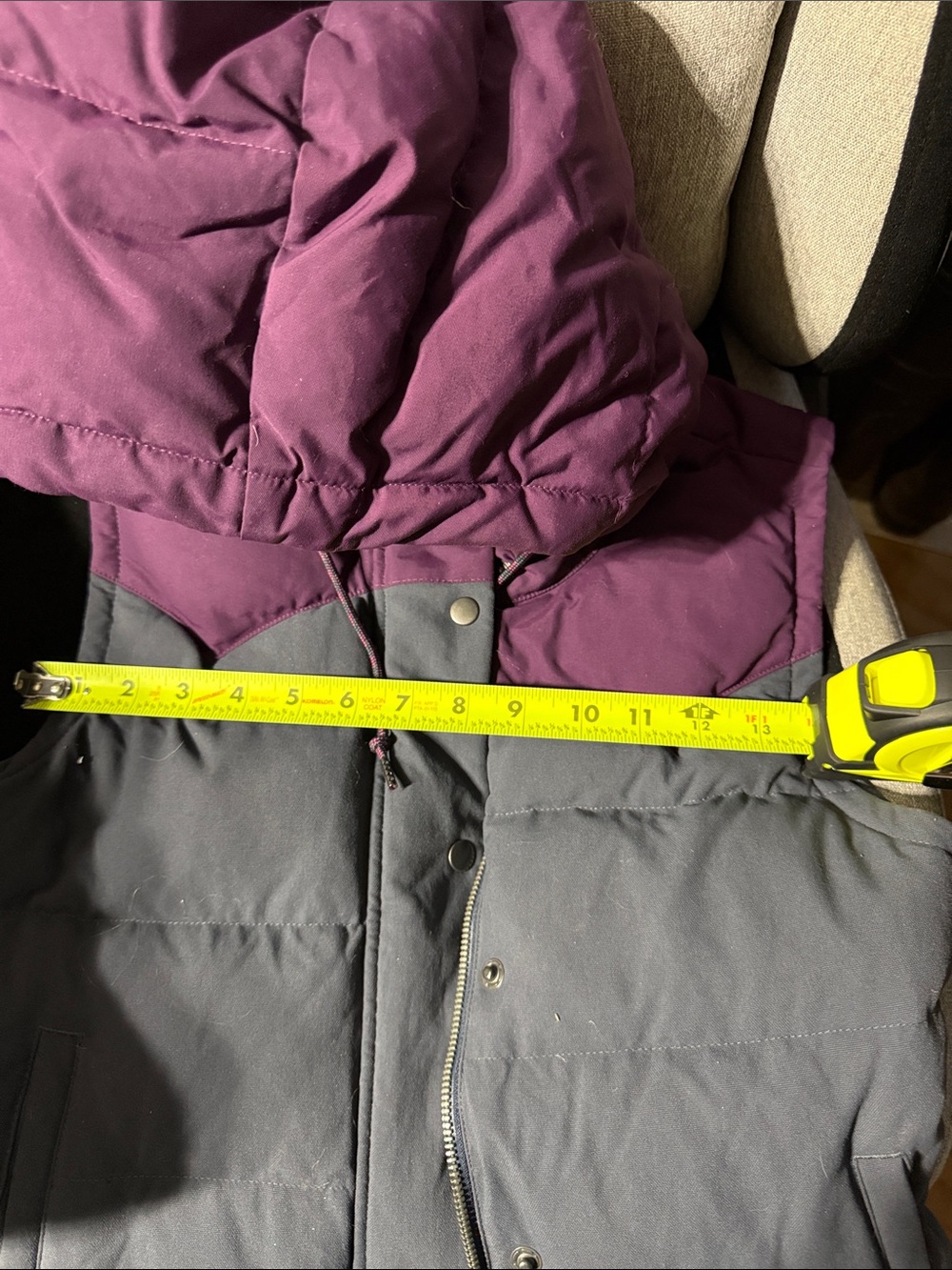 Patagonia Deep Purple down Quilted Vest XS women’s - Picture 6 of 7